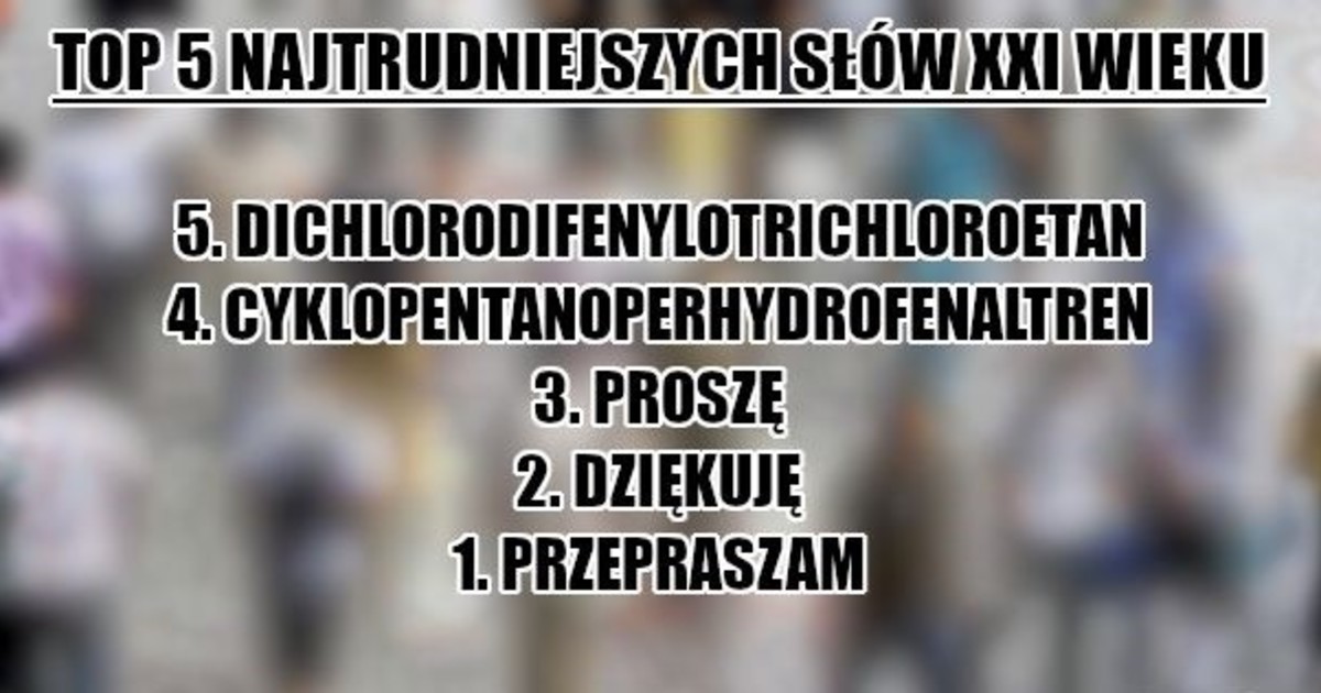 Bestypl Top 5 Najtrudniejszych Słów 1880