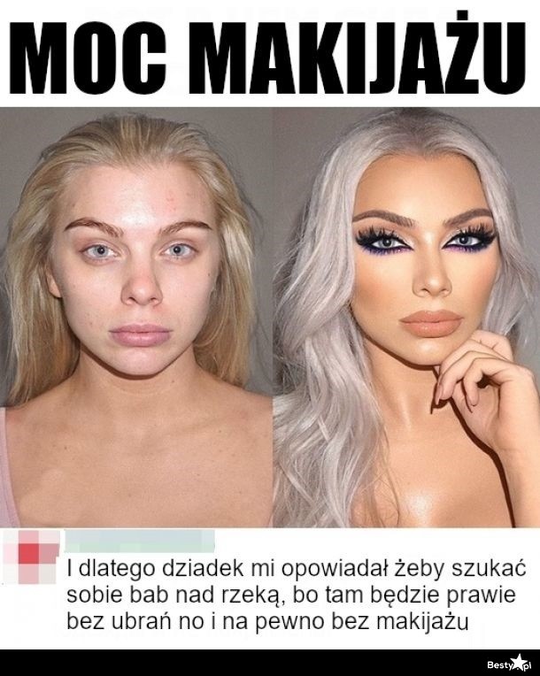 BESTY.pl - Moc makijażu i genialny komentarz